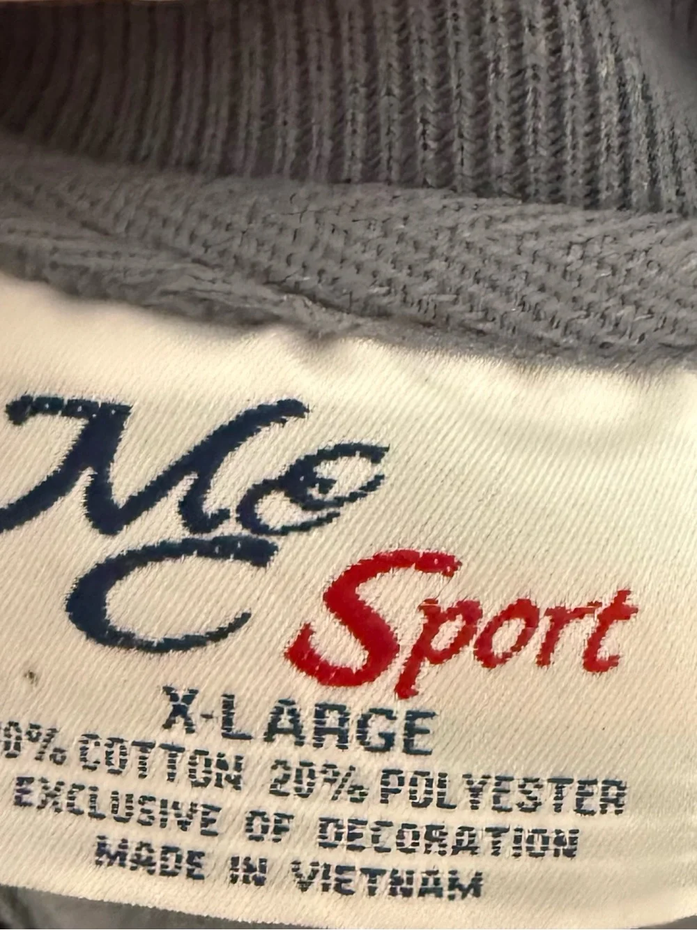 Embroidered Crewneck Sweatshirt - Slate Blue